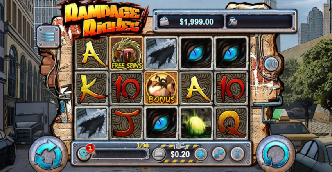 Rainbow riches reels of gold